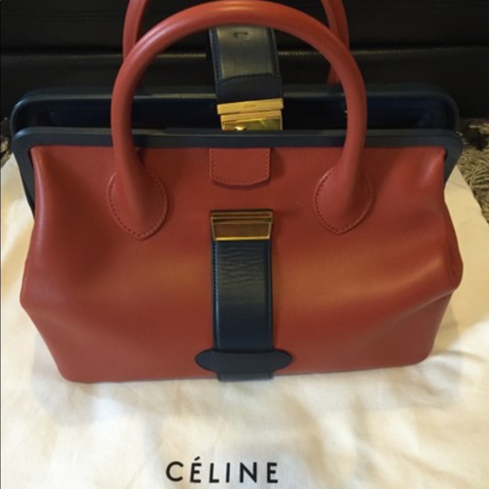 Céline Calf Skin Doctor Bag/ Authentic